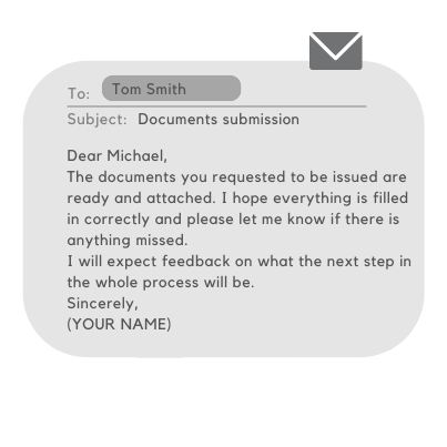 Documents submission