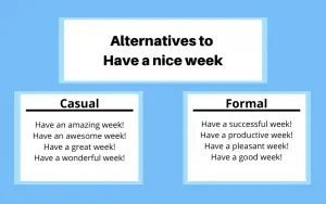 20 Different Ways to Say “Have a Nice Week'' | Business English